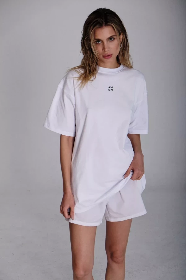 Майка & Шорты белый