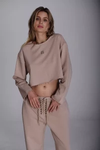 Спортивный костюм, трикотаж, розовый