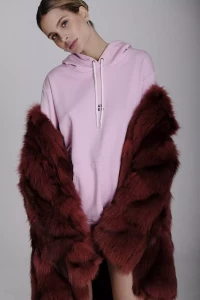 Спортивный костюм тройка, на флисе, розовый