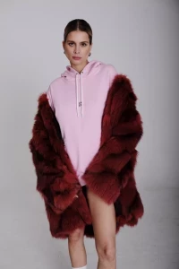 Спортивный костюм тройка, на флисе, розовый