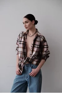 Джинсы и рубашка